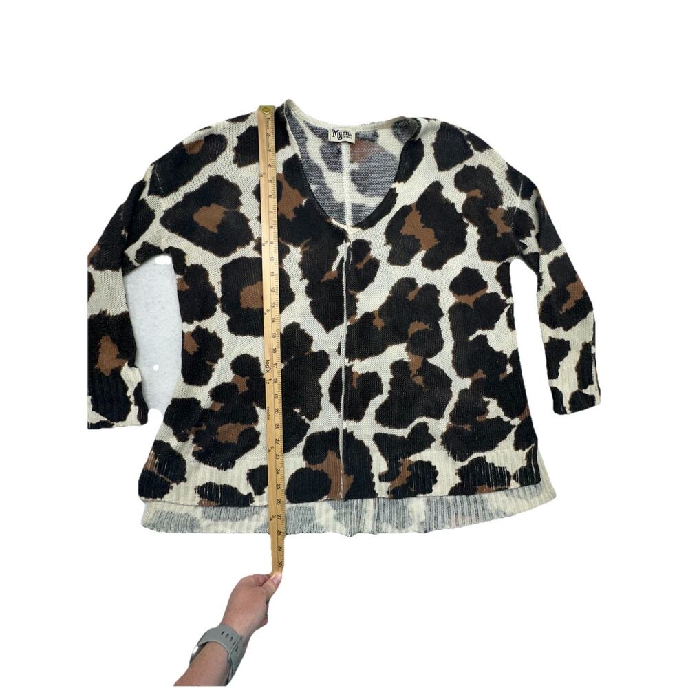 Show Me Your Mumu Hug Me Sweater Wildcat Knit Size X Small Oversized - Picture 5 of 11